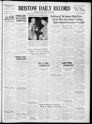Bristow Daily Record (Bristow, Okla.), Vol. 15, No. 24, Ed. 1 Friday, May 22, 1936