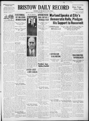 Bristow Daily Record (Bristow, Okla.), Vol. 15, No. 35, Ed. 1 Thursday, June 4, 1936