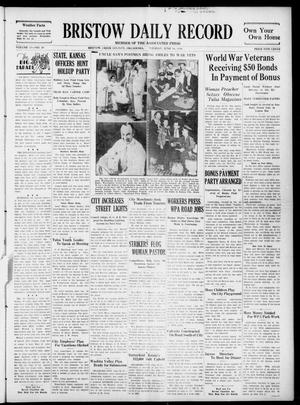Bristow Daily Record (Bristow, Okla.), Vol. 15, No. 45, Ed. 1 Tuesday, June 16, 1936