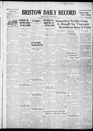 Bristow Daily Record (Bristow, Okla.), Vol. 15, No. 62, Ed. 1 Tuesday, July 7, 1936