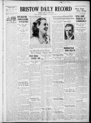 Bristow Daily Record (Bristow, Okla.), Vol. 15, No. 102, Ed. 1 Saturday, August 22, 1936