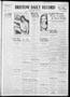 Newspaper: Bristow Daily Record (Bristow, Okla.), Vol. 15, No. 114, Ed. 1 Saturd…