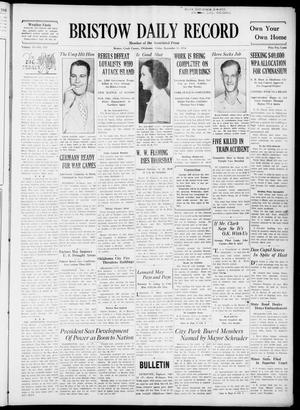 Bristow Daily Record (Bristow, Okla.), Vol. 15, No. 119, Ed. 1 Friday, September 11, 1936