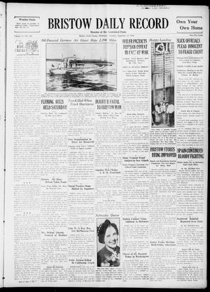 Bristow Daily Record (Bristow, Okla.), Vol. 15, No. 120, Ed. 1 Saturday, September 12, 1936