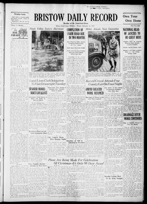 Bristow Daily Record (Bristow, Okla.), Vol. 15, No. 127, Ed. 1 Monday, September 21, 1936