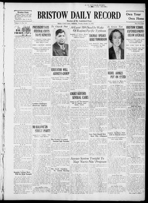 Bristow Daily Record (Bristow, Okla.), Vol. 15, No. 145, Ed. 1 Monday, October 12, 1936
