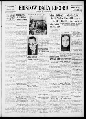Bristow Daily Record (Bristow, Okla.), Vol. 16, No. 175, Ed. 1 Tuesday, November 17, 1936