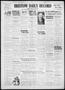 Newspaper: Bristow Daily Record (Bristow, Okla.), Vol. 16, No. 186, Ed. 1 Tuesda…