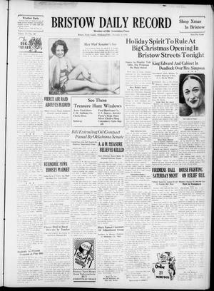 Bristow Daily Record (Bristow, Okla.), Vol. 16, No. 189, Ed. 1 Friday, December 4, 1936