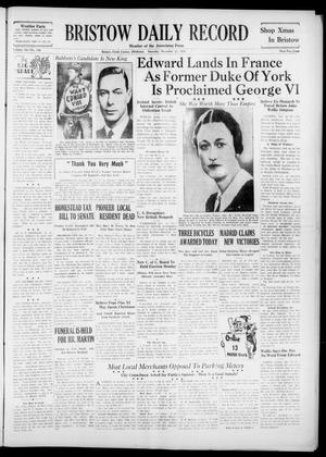 Bristow Daily Record (Bristow, Okla.), Vol. 16, No. 196, Ed. 1 Saturday, December 12, 1936