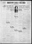 Newspaper: Bristow Daily Record (Bristow, Okla.), Vol. 16, No. 215, Ed. 1 Tuesda…