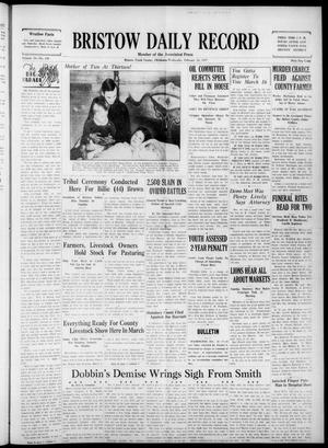 Bristow Daily Record (Bristow, Okla.), Vol. 16, No. 258, Ed. 1 Wednesday, February 24, 1937
