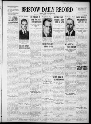 Bristow Daily Record (Bristow, Okla.), Vol. 16, No. 269, Ed. 1 Tuesday, March 9, 1937
