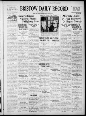 Bristow Daily Record (Bristow, Okla.), Vol. 16, No. 300, Ed. 1 Wednesday, April 14, 1937