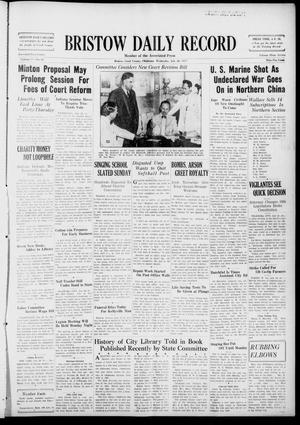 Bristow Daily Record (Bristow, Okla.), Vol. 17, No. 82, Ed. 1 Wednesday, July 28, 1937