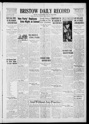 Bristow Daily Record (Bristow, Okla.), Vol. 17, No. 126, Ed. 1 Friday, September 17, 1937