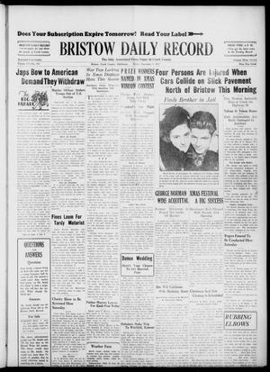 Bristow Daily Record (Bristow, Okla.), Vol. 17, No. 191, Ed. 1 Friday, December 3, 1937