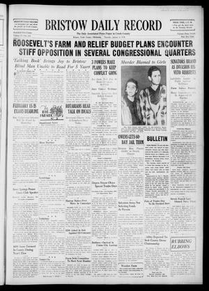 Bristow Daily Record (Bristow, Okla.), Vol. 17, No. 219, Ed. 1 Thursday, January 6, 1938