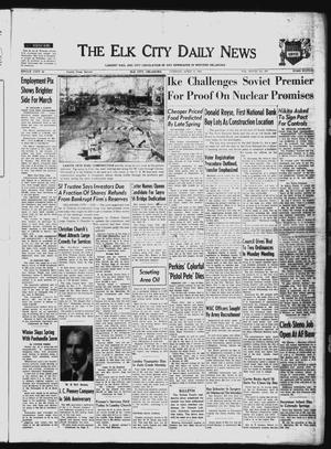 The Elk City Daily News (Elk City, Okla.), Vol. 28, No. 167, Ed. 1 Tuesday, April 8, 1958