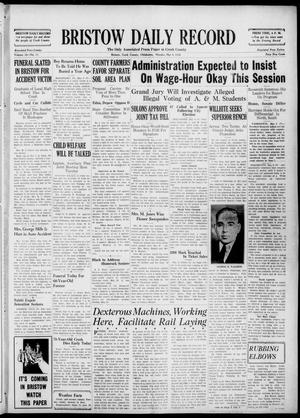 Bristow Daily Record (Bristow, Okla.), Vol. 18, No. 13, Ed. 1 Monday, May 9, 1938