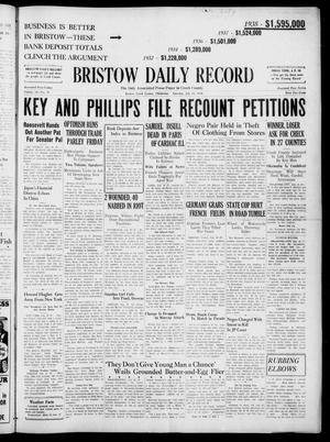 Bristow Daily Record (Bristow, Okla.), Vol. 18, No. 70, Ed. 1 Saturday, July 16, 1938