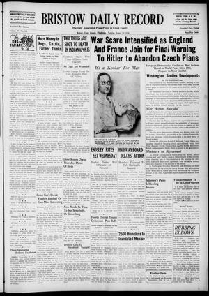 Bristow Daily Record (Bristow, Okla.), Vol. 18, No. 108, Ed. 1 Tuesday, August 30, 1938