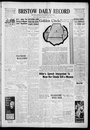 Bristow Daily Record (Bristow, Okla.), Vol. 18, No. 142, Ed. 1 Monday, October 10, 1938