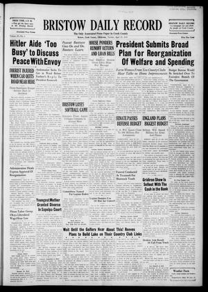 Bristow Daily Record (Bristow, Okla.), Vol. 18, No. 2, Ed. 1 Tuesday, April 25, 1939