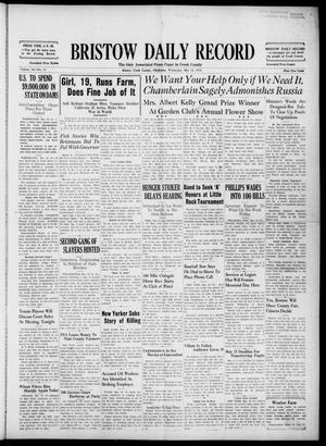 Bristow Daily Record (Bristow, Okla.), Vol. 18, No. 15, Ed. 1 Wednesday, May 10, 1939