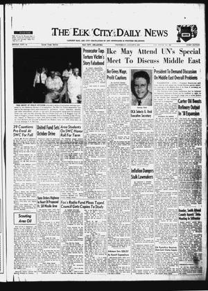 The Elk City Daily News (Elk City, Okla.), Vol. 28, No. 268, Ed. 1 Wednesday, August 6, 1958