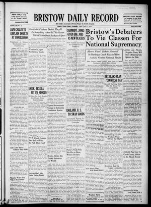 Bristow Daily Record (Bristow, Okla.), Vol. 18, No. 52, Ed. 1 Friday, June 23, 1939
