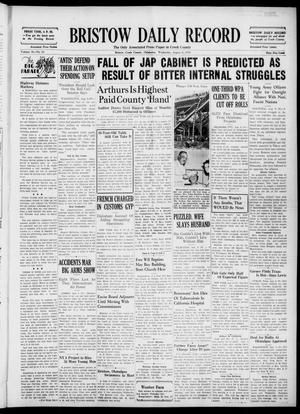 Bristow Daily Record (Bristow, Okla.), Vol. 18, No. 91, Ed. 1 Wednesday, August 9, 1939