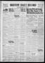 Newspaper: Bristow Daily Record (Bristow, Okla.), Vol. 18, No. 102, Ed. 1 Tuesda…