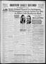 Newspaper: Bristow Daily Record (Bristow, Okla.), Vol. 18, No. 105, Ed. 1 Friday…