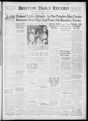 Bristow Daily Record (Bristow, Okla.), Vol. 18, No. 268, Ed. 1 Friday, March 8, 1940