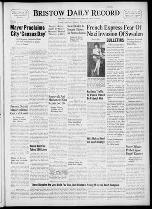 Bristow Daily Record (Bristow, Okla.), Vol. 19, No. 1, Ed. 1 Wednesday, April 24, 1940