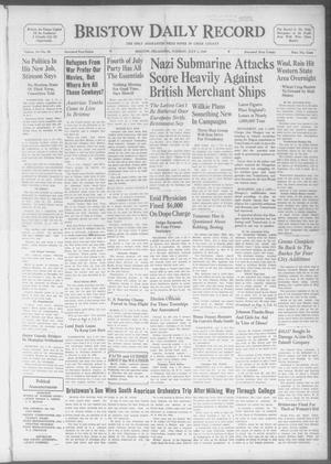 Bristow Daily Record (Bristow, Okla.), Vol. 19, No. 60, Ed. 1 Tuesday, July 2, 1940