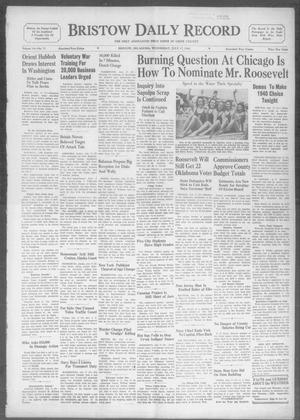 Bristow Daily Record (Bristow, Okla.), Vol. 19, No. 73, Ed. 1 Wednesday, July 17, 1940