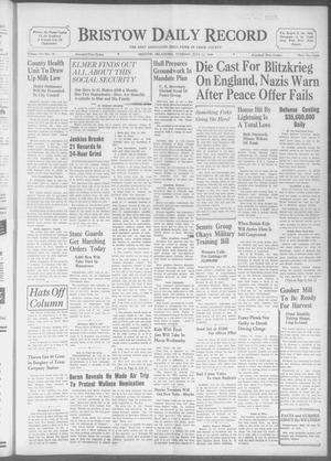 Bristow Daily Record (Bristow, Okla.), Vol. 19, No. 78, Ed. 1 Tuesday, July 23, 1940