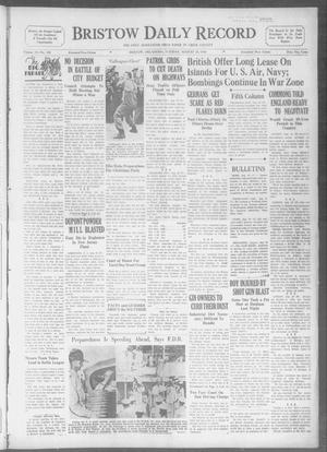 Bristow Daily Record (Bristow, Okla.), Vol. 19, No. 100, Ed. 1 Tuesday, August 20, 1940