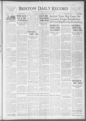 Bristow Daily Record (Bristow, Okla.), Vol. 19, No. 103, Ed. 1 Friday, August 23, 1940