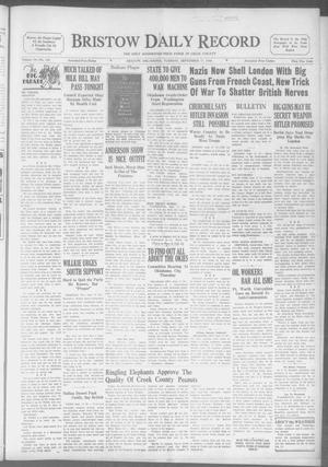 Bristow Daily Record (Bristow, Okla.), Vol. 19, No. 120, Ed. 1 Tuesday, September 17, 1940