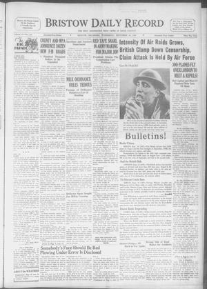 Bristow Daily Record (Bristow, Okla.), Vol. 19, No. 121, Ed. 1 Wednesday, September 18, 1940