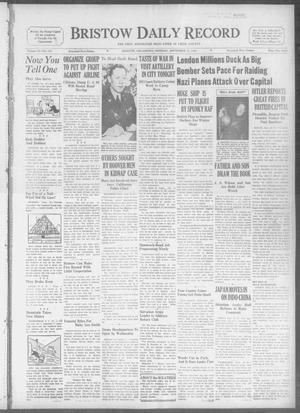 Bristow Daily Record (Bristow, Okla.), Vol. 19, No. 124, Ed. 1 Monday, September 23, 1940