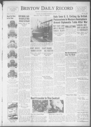 Bristow Daily Record (Bristow, Okla.), Vol. 19, No. 136, Ed. 1 Wednesday, October 9, 1940