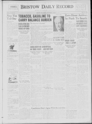 Bristow Daily Record (Bristow, Okla.), Vol. 19, No. 243, Ed. 1 Wednesday, March 12, 1941