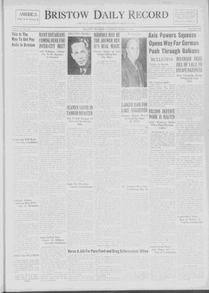 Bristow Daily Record (Bristow, Okla.), Vol. 19, No. 252, Ed. 1 Tuesday, March 25, 1941