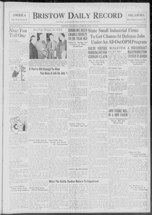Bristow Daily Record (Bristow, Okla.), Vol. 20, No. 43, Ed. 1 Tuesday, June 24, 1941