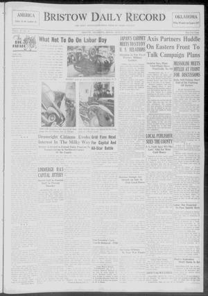 Bristow Daily Record (Bristow, Okla.), Vol. 20, No. 90, Ed. 1 Friday, August 29, 1941