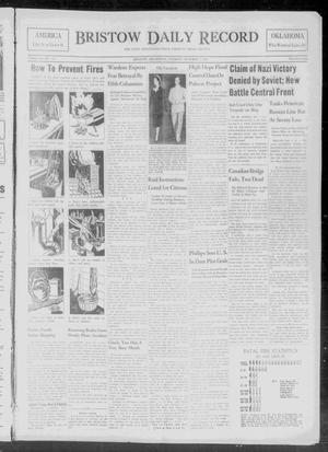 Bristow Daily Record (Bristow, Okla.), Vol. 20, No. 117, Ed. 1 Tuesday, October 7, 1941